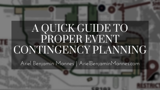 A Quick Guide to Proper Event Contingency Planning